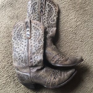 Old gringo size 11 brown studded boots